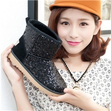2013秋冬新款雪地靴亮片雪地靴欧美奢华棉鞋批发厂家直销