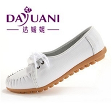 厂家直销淘宝一件代发真皮牛皮牛筋底休闲鞋单鞋系带韩版女鞋