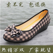 2013秋老北京布鞋蝴蝶结单鞋低帮平底女鞋新款单鞋特价优惠