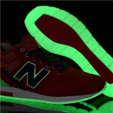 正品爆款纽/巴伦反毛皮豹纹高帮夜光系列男鞋女鞋情侣运动鞋