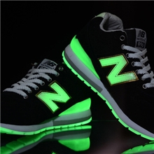 正品爆款纽/巴伦996反毛皮豹纹高帮夜光系列男鞋女鞋nb运动鞋