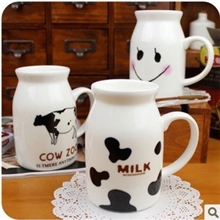 zakka创意可爱牛奶杯情侣马克杯咖啡杯淘宝热卖（小号）