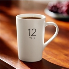 星巴克亚光数字杯咖啡杯创意陶瓷杯水杯12盎司