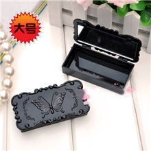 安娜苏蝴蝶眼睫毛首饰盒饰品收纳盒饰品盒戒指盒耳钉收纳盒