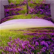 床上用品四件套批发纯棉活性环保3D油画床上用品四件套罗莱品质