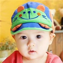 引玉-13新款嘟嘟啦DW12126三角猫带舌帽宝宝帽子可爱春款单帽