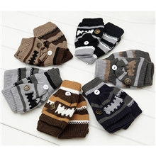 厂家直销男士翻盖半指手套小魔女[A-1011]半指手套批发