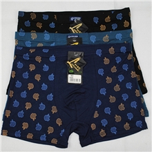 厂家批发金仕莫代尔男士平脚高档内裤批发正品品牌内裤批发