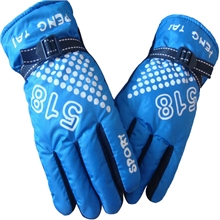 13年冬季新款手套男士加厚保暖防滑防雨摩托车骑行多色手套批发