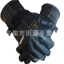 2013冬季新款手套高档仿鹿皮男士PU皮革仿皮加厚保暖手套批发