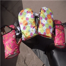 自行车保暖手套可爱卡通护把套手套厂家批发冬天保暖手套