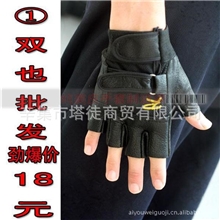 厂家直销健身手套半指手套男式真皮训练手套户外战术手套