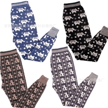 新款上市儿童羊绒裤男童双层加厚羊毛裤宝宝保暖裤打底裤多款可选