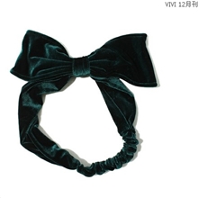 进口韩国绒蝴蝶结发带发饰发箍头箍头带VIVI12月刊揭载A065
