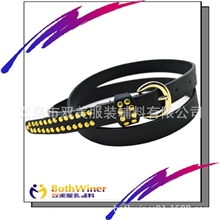 皮带批发腰带定制时尚百搭女士腰带非主流朋克女式皮带