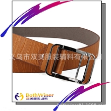 皮带批发厂家直销外贸订单皮带男士皮带平滑扣男式用腰带
