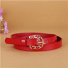 【特价推荐】韩版金属D扣女式装饰腰带潮流百搭女式细皮带批发