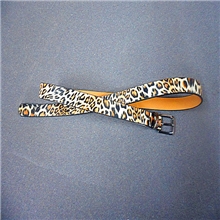 豹纹PU女士腰带，厂家可来样定做各做款式皮带男女装个档次款腰带