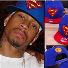 新品艾弗森韩版男士个性超人帽潮人帽子bboy潮流学生街舞帽棒球帽