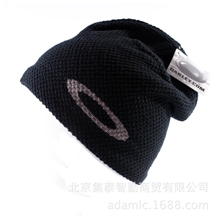 冬季户外男女款防雪水含抓绒衬里滑雪帽针织毛线帽子