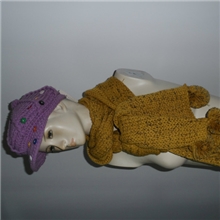 供应最新时尚田园风印花吊球围巾长款毛围巾