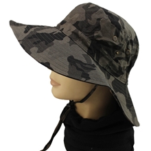 广州晴舫帽业OUTFLY户外丛林越野防夏季防晒迷彩大沿帽子批发