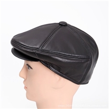 2013新款仿水貂衬里绵羊皮前进帽冬季保暖老人帽男士秋冬新款