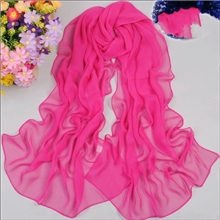 2013新款时尚优雅气质纯单色雪纺长款丝巾批发常年现货