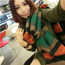 爆款秋冬季围巾情侣围巾流苏横条纹大披肩女围巾批发围巾韩版Y02