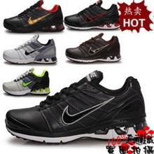 女款休闲鞋耐克斯气垫鞋女鞋牛皮皮面女士813女式运动鞋女跑步鞋