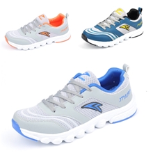 厂家批发特价新款网面透气运动鞋男款网鞋休闲跑步鞋赤足跑鞋