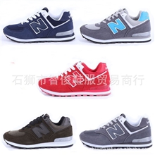 秋冬款可混批百搭时尚N字母鞋574男跑步鞋情侣鞋运动鞋男鞋