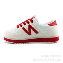 供应运动鞋女厚底板鞋增高休闲鞋阿甘N字母透气韩版女式鞋子批发