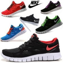 工厂批发耐克斯2013超轻软鞋赤足二代-情侣鞋男子运动鞋休闲跑鞋