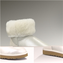 2013冬季新款U*gg雪地靴1002065水晶防水保暖中筒女靴羊皮毛一体