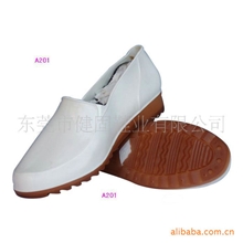 【东莞雨鞋直销】白色轻便雨鞋耐油耐酸碱雨靴低筒元宝浅口水鞋