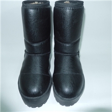 冬季爆款PU防水雪地靴|经典款保暖雪地靴棉鞋|女款百搭收口棉鞋