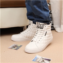 厂家直销一件代发时尚英伦中帮高帮男鞋圆头日常休闲男士板鞋
