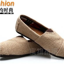 麻布低帮休闲懒人鞋快乐玛丽帆布鞋亚麻天麻草绳编织乞丐鞋批发