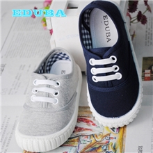 EDUBA英伦外贸儿童帆布鞋女男童布鞋宝宝鞋幼儿软底童鞋