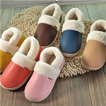 新款棉拖鞋家居棉鞋情侣款秋冬保暖厚底包跟棉鞋防水棉拖鞋批发