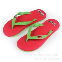 厂价直销泰国小猴子糖果色天然橡胶夏季女橡胶平跟人字拖鞋凉拖