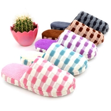新款冬季保暖软底家居家拖鞋厚底防滑棉拖鞋棉鞋批发