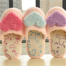 特价淘宝爆款冬季新款韩版拖鞋大爱心韩国可爱室内家居拖鞋