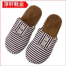 新款冬季软底棉拖鞋慈溪家居拖鞋平跟保暖毛绒鞋厂家现货直销