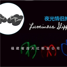 厂家批发2013新款AF小鹿荧光夜光人字拖男女情侣款凉鞋拖鞋沙滩鞋