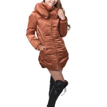 2013专柜新款品牌【米舒奇乐】休闲修身中长款羽绒服厂家直销