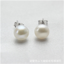 珍珠耳钉批发自产自销天然珍珠耳钉淡水珍珠小耳钉