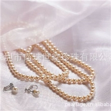 全国唯一独家供应超精细精圆海水珍珠项链5.0-5.5mm