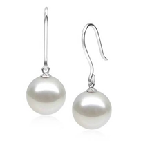 批发天然9.0-9.5mm淡水珍珠耳饰高档珍珠耳环